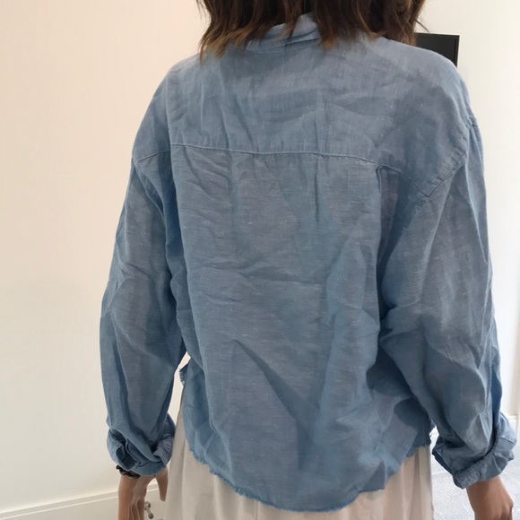 Vintage brand cropped button up - Picture 5 of 5